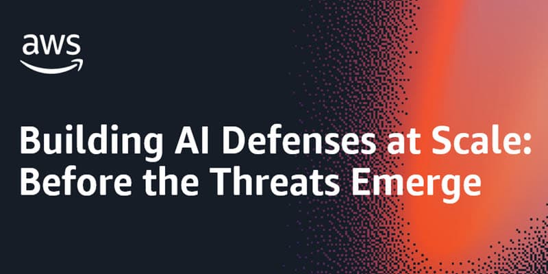 Building AI defenses at scale: Before the threats emerge | Amazon Web Services